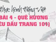 Thực hành Tiếng Việt trang 101 SGK Ngữ văn 6 tập 1 Kết nối tri thức