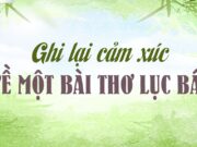 Viết đoạn văn ghi lại cảm xúc về một bài thơ lục bát Ngữ văn lớp 6