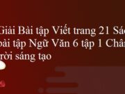 Bài tập Viết – Bài 2: Miền cổ tích SBT Ngữ Văn 6 Chân trời sáng tạo