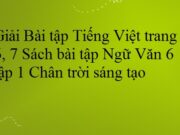 Giải bài Tiếng Việt trang 5, 6, 7 SBT Ngữ văn 6 Chân trời sáng tạo