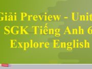 Unit 3 Where’s the Shark? – Preview trang 29 Tiếng Anh 6 Explore English