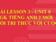 Lesson 3 – Unit 8 In the village trang 36 Tiếng Anh 2 Kết nối tri thức