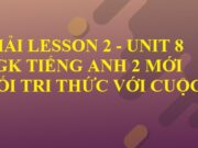 Giải Tiếng Anh lớp 2: Lesson 2 Unit 8. In the village