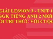 Lesson 3 Unit 1 Tiếng Anh lớp 2 Kết nối tri thức với cuộc sống