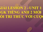 Giải Lesson 2 Unit 1 At my birthday party Tiếng Anh lớp 2 Kết nối tri thức