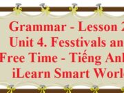 Unit 4 Lesson 2 – Grammar trang 34 Tiếng Anh 6 iLearn Smart World