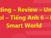 Reading – Unit 2 Review Tiếng Anh 6 iLearn Smart World