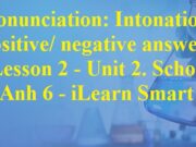 Pronunciation – Lesson 2 Unit 2 Tiếng Anh 6 iLearn Smart World