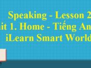 Speaking – Lesson 2 Unit 1 Tiếng Anh 6 SGK iLearn Smart World