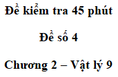 Kiểm tra 45 phút Chương 2 Lý lớp 9: Hệ thức nào dưới đây biểu thị mối quan hệ giữa điện trở R của dây dẫn với chiều dài l, với tiết diện S và với điện trở suất p của vật liệu làm dây dẫn?