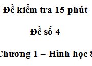 Kiểm tra 15 phút Toán Chương 1 Hình học 8: Chứng minh rằng ba điểm A, H, K thẳng hàng