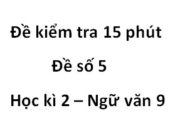 Kiểm tra 15 phút môn Văn lớp 9 Học kì 2: Em có suy nghĩ gì về cách vận dụng ca dao trong bài thơ Con cò của Chế Lan Viên?