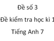 Đề kiểm tra học kì 1 Tiếng Anh 6 mới [Đề 3]: England is a very large country. _____